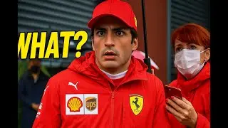 Carlos Sainz reaction to Lando Norris's crash - 2021 Belgian Grand Prix