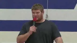 Marshal Yanda - Anamosa High School Event