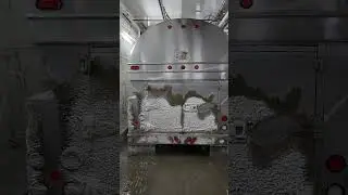 Bath time! #asmr #asmrvideo #truck #trucker #driver #drive #cleaning #clean #washing #snow