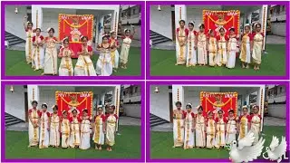 Keranirakalaadum Onam Special Performance by @iSmart_Gamya_Sree& Her Friends at Genius Global School