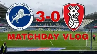 Millwall 3-0 Rotherham United Vlog - (2022/23)