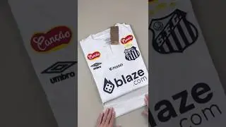 Unboxing new Santos Neymar JR 10(links in my bio)#unboxing #santos #neymar #neymarjr #shorts