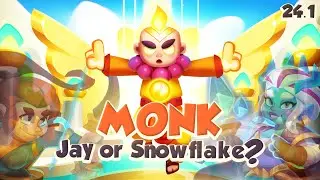 Wild MONK Battle!!! Jay or Snowflake is better? PVP Rush Royale