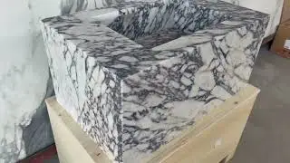 CUSTOM MARBLE SINK | Marcus Project | #marblesink #kitchenrenovation #bathroomrenovation #marble