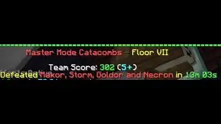 My first MASTER MODE 7 Completion (hypixel skyblock)