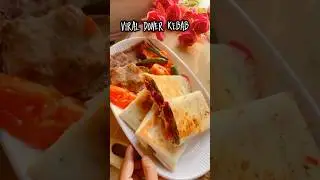 Viral Turkish Doner Kebab At Home | Must Try Recipe 🌺#ytshorts #viral #easyrecipe