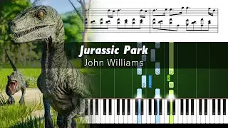 Jurassic Park - Piano Tutorial with Sheet Music