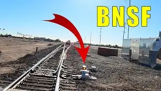 BNSF Warbonnet Trains and New Railroad Signal Light