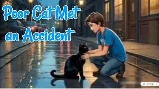 Poor Cat's Stormy Night Rescue | Kids Animated Story