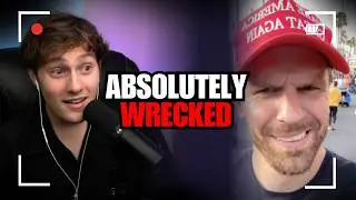 MAGA Bro ENDS UP SCREAMING Because He Has No Argument