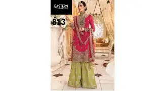 D.NO 813 | EASTERN FASHION | FANCY DESIGNER DRESS  | WHOLE SALE MARKET IQBAL CLOTH MARKET | KARACHI