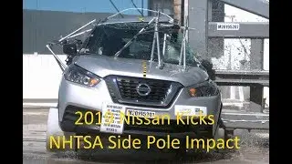 2018-2021 Nissan Kicks NHTSA Side Pole Impact