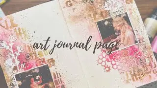 Art journal page : @aallandcreate @lindysgang