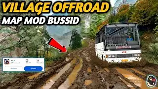СКАЧАТЬ! 🔥 Новый мод карты Ets2 VILLAGE Offroad для Bus Simulator Indonesia. Карта Bussid Mod Map...
