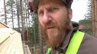 Kattolaudoitus autotalliin, TURVAVALJAAT PÄÄLLE!
