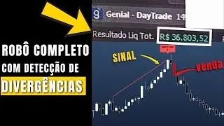O ROBÔ que LUCROU R$36 MIL em 2025 está FINALIZADO! [Parte2 - Agora com Divergência]