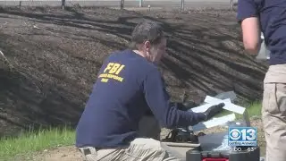 FBI agents investigating helicopter theft at Sacramento Executive Airport