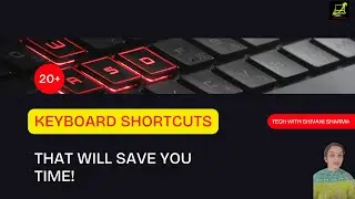 20+ Keyboard Shortcuts That Will Save You Time! | Smart Computer Tricks | Tech with Shivani Sharma