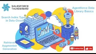 Search Index Types in Data Cloud | Retrieval Augmented Generation | Agentforce Data Library Basics