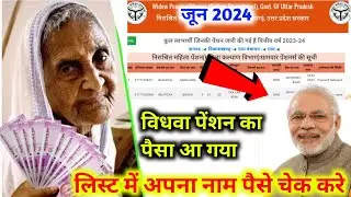 Vidhwa Pension Status check up | Vidhwa pension new update 2024 | Vidhwa pension list 2024