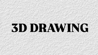3D DRAWING letter (S) EASY  DRAWING 👌😮✨️#SHORTS #art