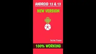 Kinemaster App for Android 12 and 13 | Kinemaster Working App Trick #shorts
