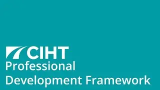CIHT Professional Development Framework