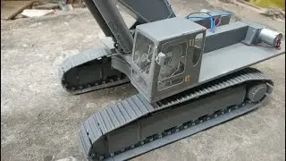 DIY Excavator CAT 390 From PVC| Part 09- Cabin.