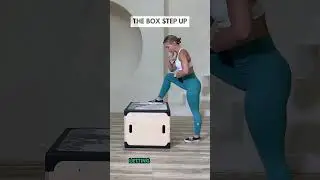 Box step up form that actually works. [P2] #workout #fitness #technique