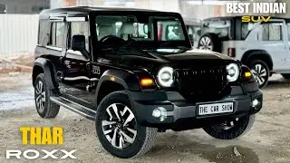 New Mahindra Thar ROXX 2024 🔥 4x4 Diesel AT @ 22.49L | Black Colour - Ax7L Top Model Detailed Review