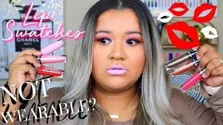 SHANE DAWSON X JEFFREE STAR LIP SWATCHES VELOUR LIQUID LIPSTICKS AND THE GLOSS