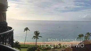 Ocean view room at the Royal Lahaina Resort