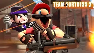 Mario Plays Team Fortress 2 ft. SMG3