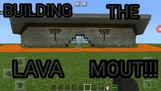 Episode 3:How to build a draw bridge over lava mout-Minecraft Bedrock Edition(MCPE/Win 10/Xbox one)
