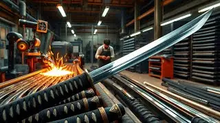 C&oacute;mo Se Fabrican las Espadas Japonesas por Maestros | Proceso de Fabricaci&oacute;n de Espadas