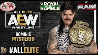 Disco Inferno on: AAA showing Dominik Mysterio as AEW champion