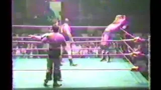 Jacques Jr  & Raymond Rougeau vs  Frenchy Martin & Pierre Lefebvre (September 30, 1985)