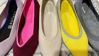Comparison: Vivaia&rsquo;s Aria No. 5 vs old insole, Rothy&rsquo;s & Allbirds. Coupon code: LD, expires 3.9.2023