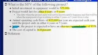 07 018 01 relevant cash flows   uncertain project length example