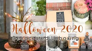 HALLOWEEN 2020 DECOCRATED UNBOXING || HOME DECOR SUBSCRIPTION BOX || HALLOWEEN DECORATE WITH ME