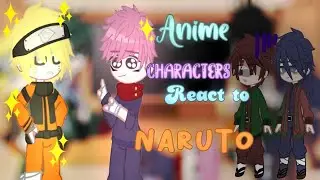 anime characters react to naruto (عربي) |lazy_fr0g |
