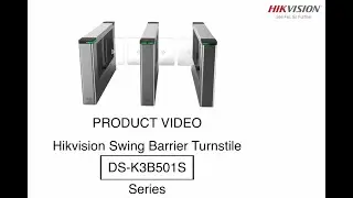 Hikvision Swing Barrier Turnstile