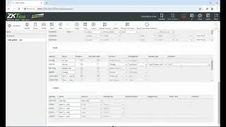 Zkteco fire alarm input setting on a Atlas prox controller