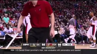 Meyers Leonard dislocates shoulder