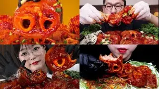 ASMR MUKBANG KAKI SAPI PEDAS🔥 [Compilation video]