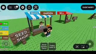 I Played Grow a Garden (developer) Game in Roblox