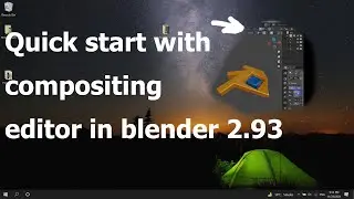 Adding video clip on image using mask with compositing editor in blender 2.93