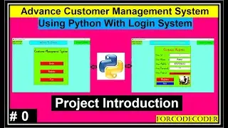 Customer Management System Using Python With Database & Authentication In Hindi #0 Introduction