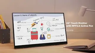 ViewSonic ID2456 Touch Monitor | 24&rdquo; Touch Monitor with MPP2.0 Active Pen