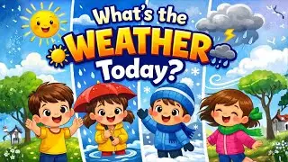 What&rsquo;s the Weather Today? ☀️🌧️ Fun Weather Song for Kids | Sunny, Rainy, Snowy Song